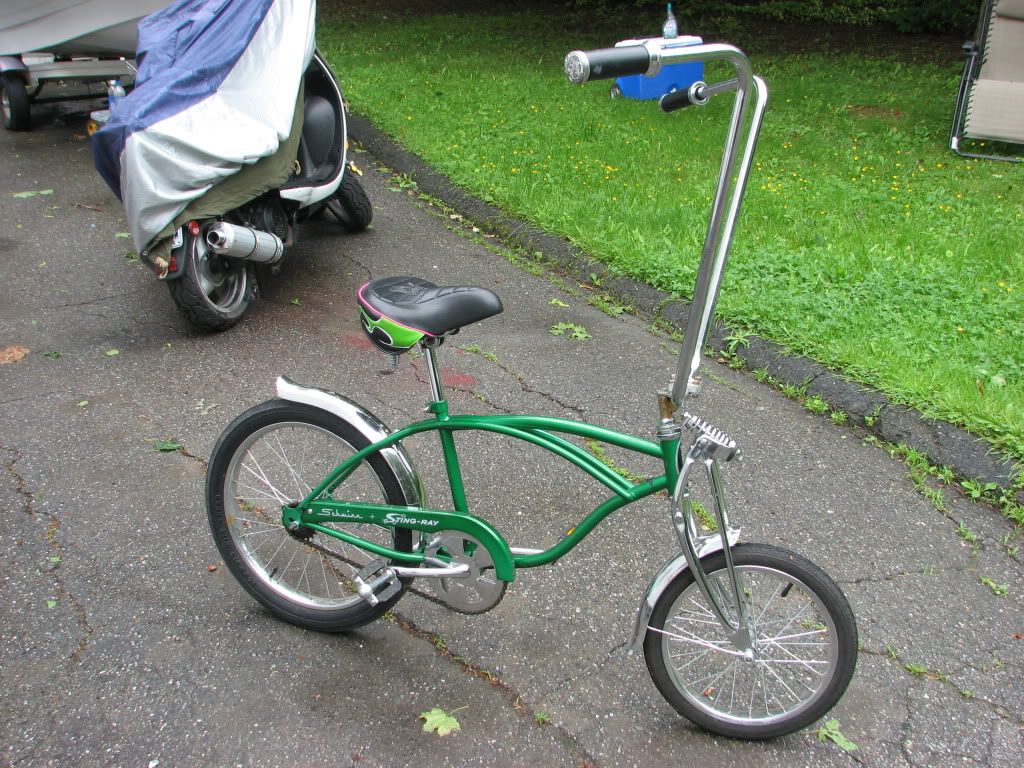 My Green Rat Fink Schwinn Stingray Rat Rod Bikes